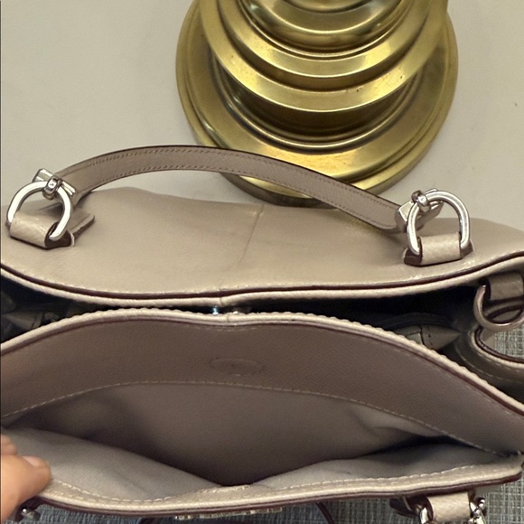 Coach Taupe Minetta Satchel Crossbody - Picture 3 of 7